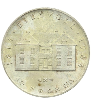 Norwegia, 10 koron, 1964 150 rocznica Konstytucji stan 2+