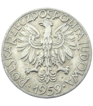 5 zł, Rybak, 1959, stan 3+