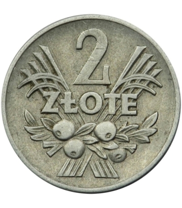 PRL, 2 zł Jagody, 1958, stan 3+
