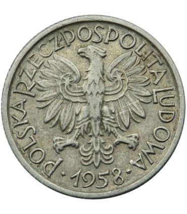 PRL, 2 zł Jagody, 1958, stan 3+