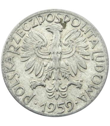 5 zł, Rybak, 1959, stan 2