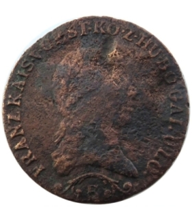 1 krajcar, kreutzer, 1812, znak menniczy B, stan 4