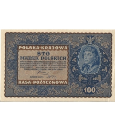 100 marek 1919 stan 2, IE Serja Z nr 936856