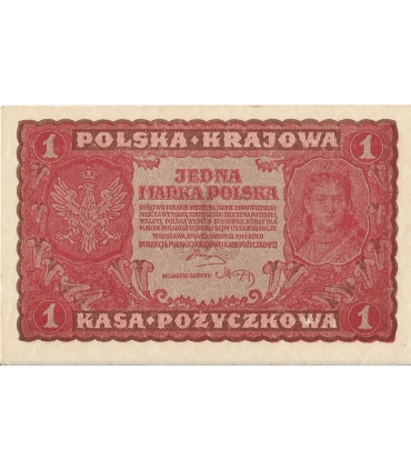 1 Marka 1919 I serja EW 891409, stan 2