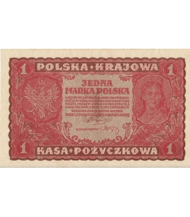 1 Marka 1919 I serja DG 891039, stan 2-