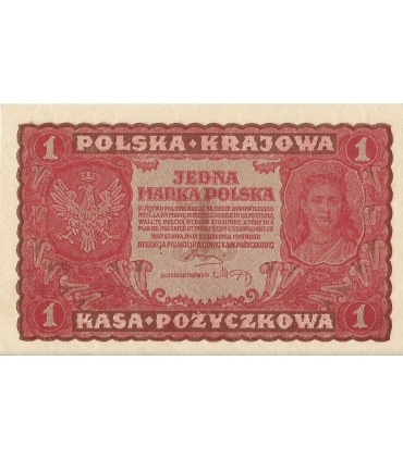 1 Marka 1919 I serja DG 891047, stan 2-