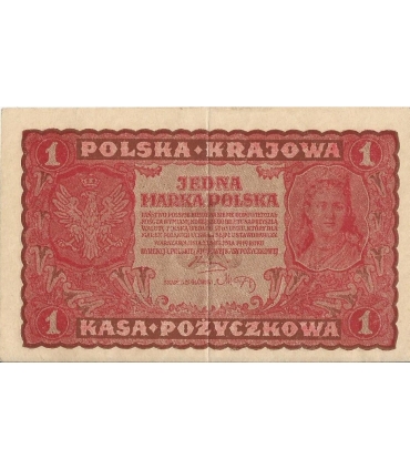 1 Marka 1919 I serja KZ 222146, stan 3