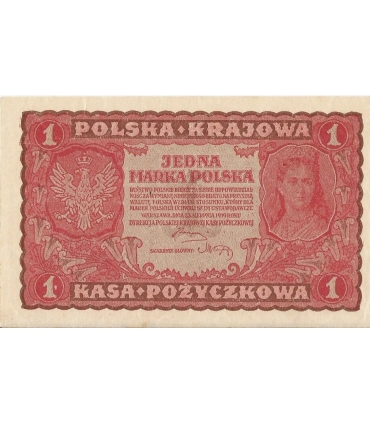 1 Marka 1919 I serja DB 659038, stan 2