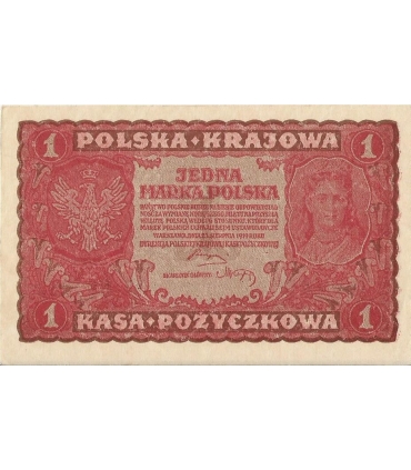 1 Marka 1919 I serja EW 891382, stan 2