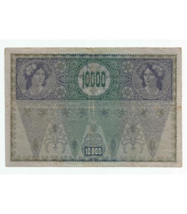 10000 koron Austria 1918, seria 15298 nr 1556