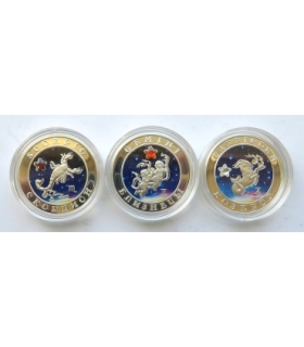 Armenia 3 X 100 Dram ZNAKI ZODIAKU Ag925