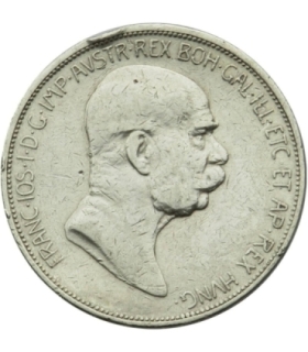 Austria, 5 koron 1909, Franciszek Józef I, stan 3