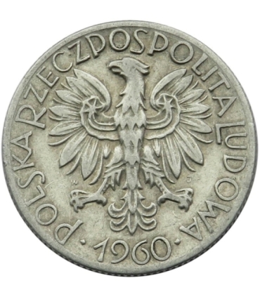 5 zł, Rybak, 1960, stan 3+