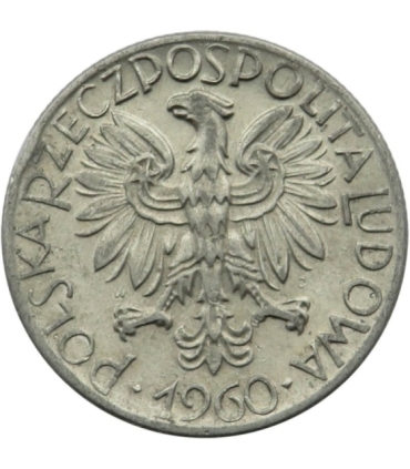 5 zł, Rybak, 1960, stan 3+