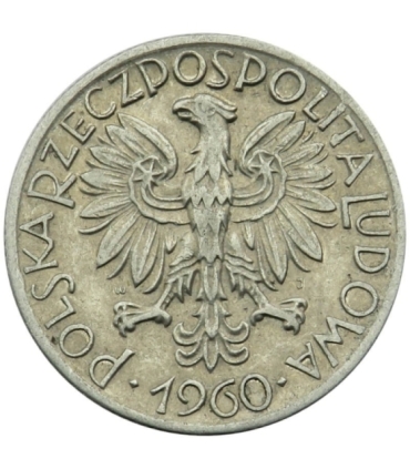 5 zł, Rybak, 1960, stan 2-