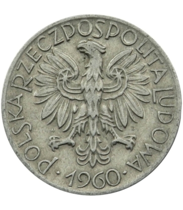 5 zł, Rybak, 1960, stan 3+