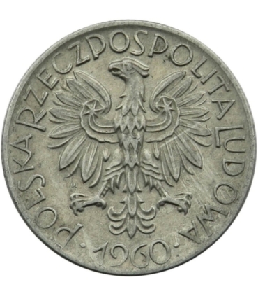 5 zł, Rybak, 1960, stan 3+