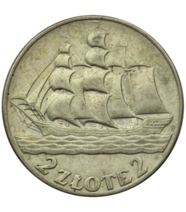 2 złote Żaglowiec, stan 2