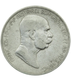 Austria, 5 koron 1909, Franciszek Józef I, stan 3