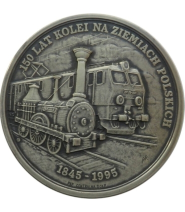 Medal 150 lat kolei na ziemiach polskich