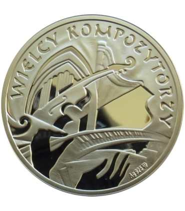 Medal Wielcy kompozytorzy, Fryderyk Chopin, Srebro 0.925