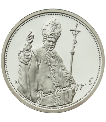 Polska, Jan Paweł II, 30 rocznica pontyfikatu, 2008, srebro Ag999