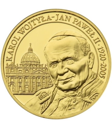 Polska, medal Jan Paweł II, Wielcy Polacy, platerowany