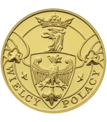 Polska, medal Jan Paweł II, Wielcy Polacy, platerowany