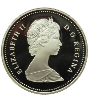 Kanada, 1 Dolar 1982, Bizon, certyfikat, stan 1