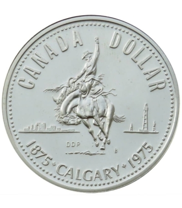 Kanada, 1 dolar 1975, 100 lat Calgary