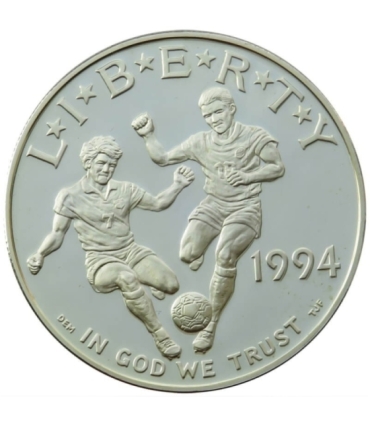 USA, 1 dolar, 1994, Mistrzostwa świata w piłce nożnej, stan 2+