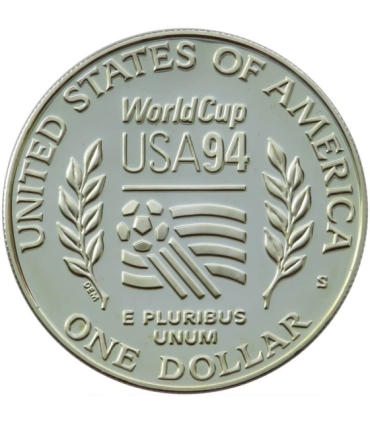USA, 1 dolar, 1994, Mistrzostwa świata w piłce nożnej, stan 2+