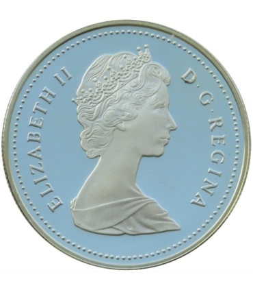 Kanada, 1 dolar 1987, Statek polarny Johna Daviesa, stan 1-