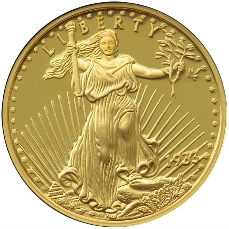 Replika, USA, 20 dolarów 1933, Double Eagle, 2012 r.