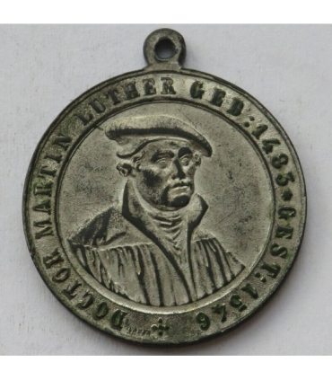 Medal Martin Luther, Niemcy, 1883 r.