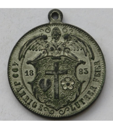 Medal Martin Luther, Niemcy, 1883 r.
