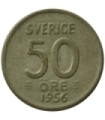 Szwecja 50 ore, Gustaw VI Adolf, 1956 Ag