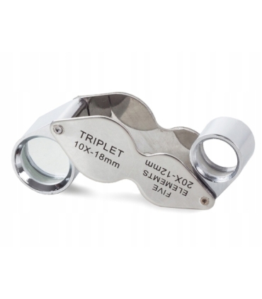 Podświetlana lupa rozkładana x20 firmy Leuchtturm