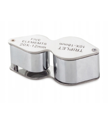 Podświetlana lupa rozkładana x20 firmy Leuchtturm