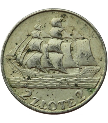 2 złote Żaglowiec, stan 2