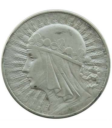 10 złotych Głowa kobiety 1932, stan 3