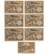 Banknoty zastępcze (notgeldy) Duszniki Zdrój (Bad Reinerz), 7 sztuk