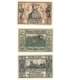 Banknoty zastępcze (notgeldy) Głogówek (Oberglogau), 3 sztuki