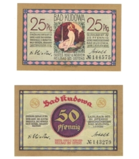 Banknoty zastępcze (notgeldy), Kudowa Zdrój (Bad Kudowa)