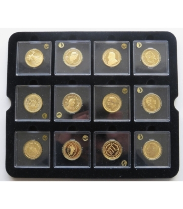 Legendarne monety świata - repliki - 22 szt. Ag999