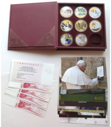 Kolekcja Beatyfikacyjna Jana Pawła II - 8 medali