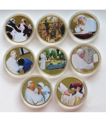 Kolekcja Beatyfikacyjna Jana Pawła II - 8 medali