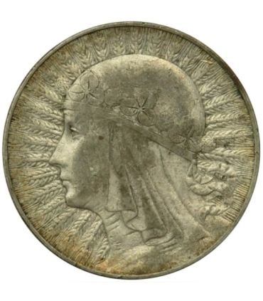 10 złotych Głowa kobiety 1932, stan 3