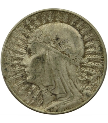 10 złotych Głowa kobiety 1932, stan 3