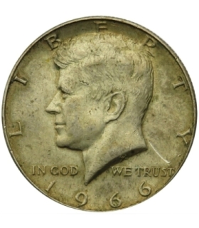 USA 1/2 dolara half dollar Kennedy, stan 3, 1966